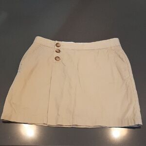Lands End Tan Skort